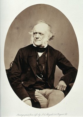 Sir Charles Lyell. Photograph by Mayall.