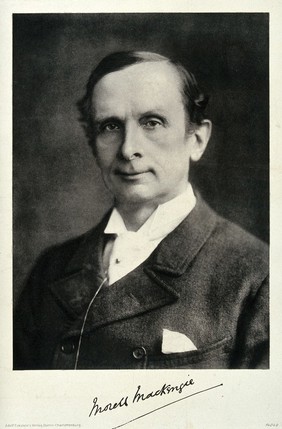 Sir Morell Mackenzie. Photogravure.