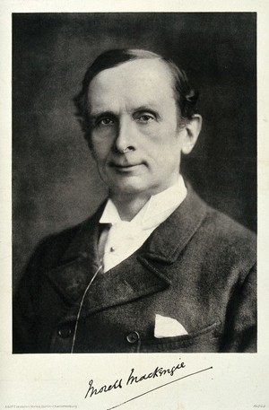 view Sir Morell Mackenzie. Photogravure.