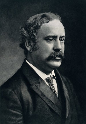 view Sir Frederick Walker Mott. Photogravure after Elliott & Fry.