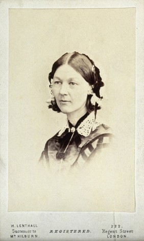 Florence Nightingale. Photograph by H. Lenthall.