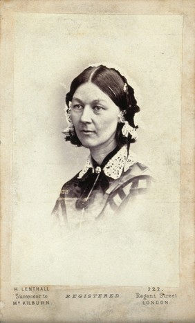 Florence Nightingale. Photograph by H. Lenthall.