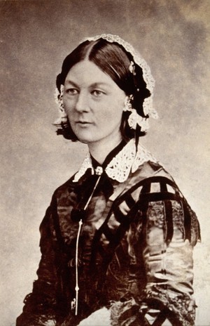 view Florence Nightingale. Photograph by the London Stereoscopic & Photographic Company Ltd.