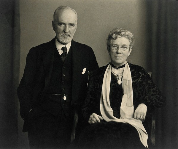 Sir Arthur Newsholme and Lady Newsholme. Photograph by H.J. Whitlock & Son, 1931.