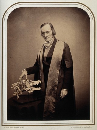 Sir Richard Owen. Photograph by Maull & Polyblank.