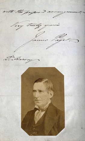 Sir James Paget. Photograph.