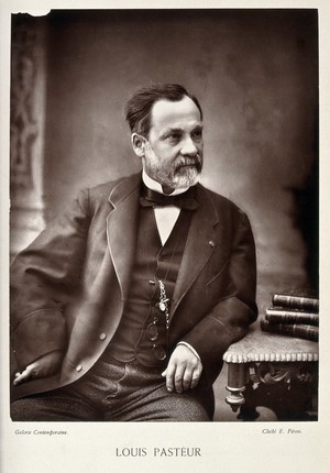 view Louis Pasteur. Photograph by E. Pirou.