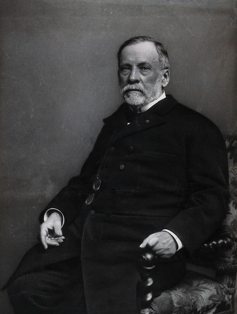 Louis Pasteur. Photogravure after Pierre Petit., by Pierre Petit