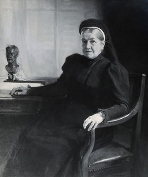 view Marie Pasteur, Madame Louis Pasteur. Photograph after A. Edelfelt, 1899.