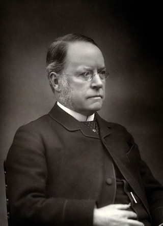 Lyon Playfair, 1st Baron Playfair. Photograph by Barraud.