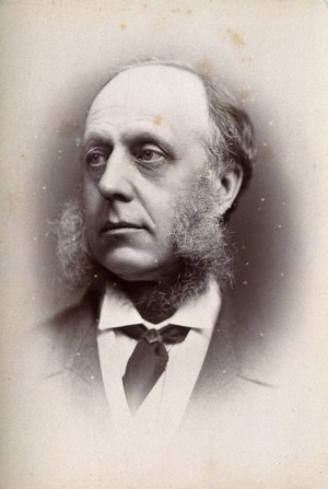 view Sir William Overend Priestley. Photograph by G. Jerrard, 1881.