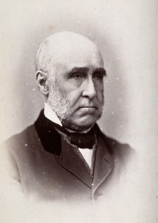 Sir John Simon. Photograph by G. Jerrard, 1881.