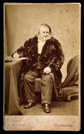 Sir James Young Simpson. Photograph by J. Moffat.