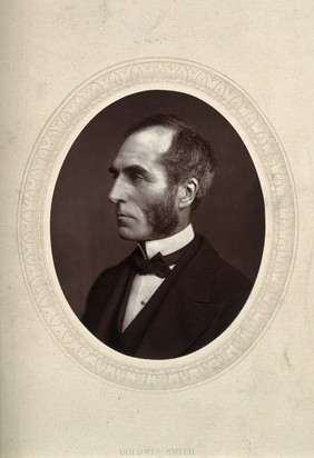 Goldwin Smith. Photograph by Lock & Whitfield.