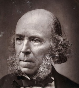 view Herbert Spencer. Photograph, 1889.