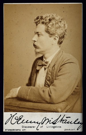 view Henry Morton Stanley. Photograph by the London Stereoscopic & Photographic Company.