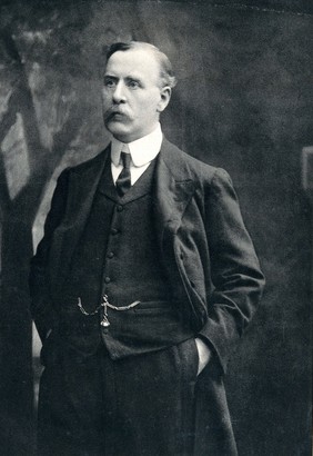 Sir William Watson Cheyne. Photogravure after Thomson.