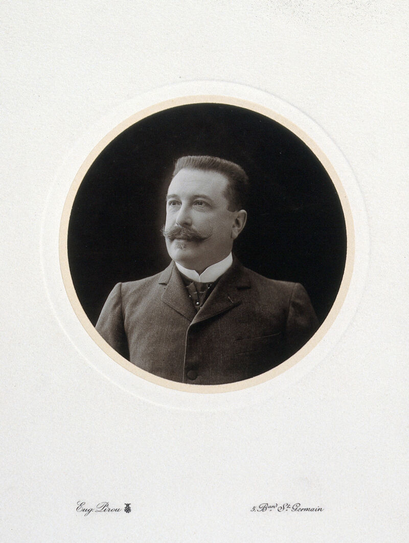 Georges Fernand Isidore Widal. Photograph by Eugène Pirou., by Eugène Pirou
