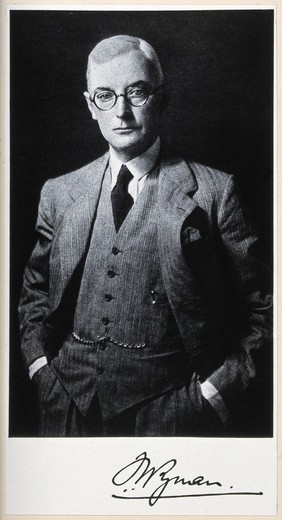 Jeffries Wyman, biochemist. Photograph.