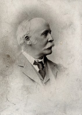 An unidentified man. Photograph.