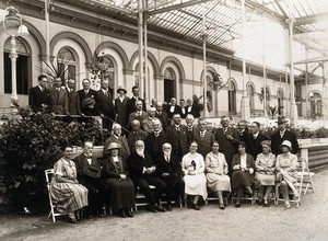 view Conference of the German society for medical history, meeting in Homburg, Germany, 1927: delegates. Photograph by T.H. Voigt, 1927.