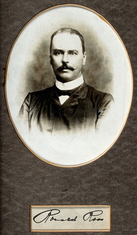 Sir Ronald Ross. Photograph, c.1890.