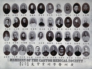 view Members of the Canton Medical Society. Photograph, 1907.