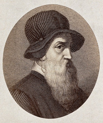 Benvenuto Cellini. Photograph by Gustav Schauer after an engraving.