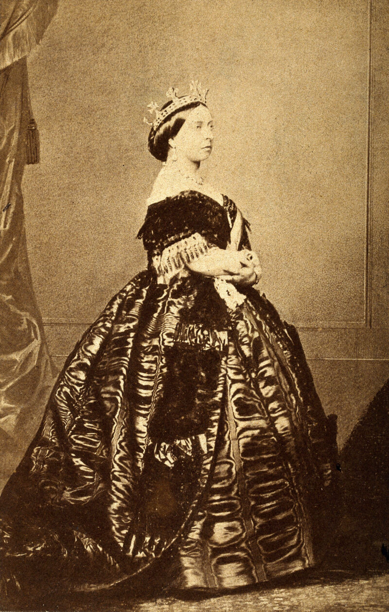 Queen Victoria. Photograph by C. Clifford, 1861., 1861, by Charles Clifford