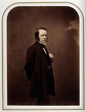 Lyon Playfair, 1st Baron Playfair. Photograph by Maull & Polyblank.