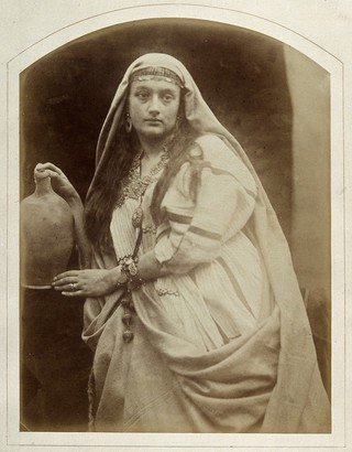Annie Chinery Cameron as Zuleika. Photograph by Julia Margaret Cameron, ca. 1872.