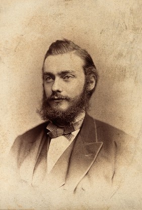 Frederick Belding Power. Photograph by Gilbert and Bacon, 1882.