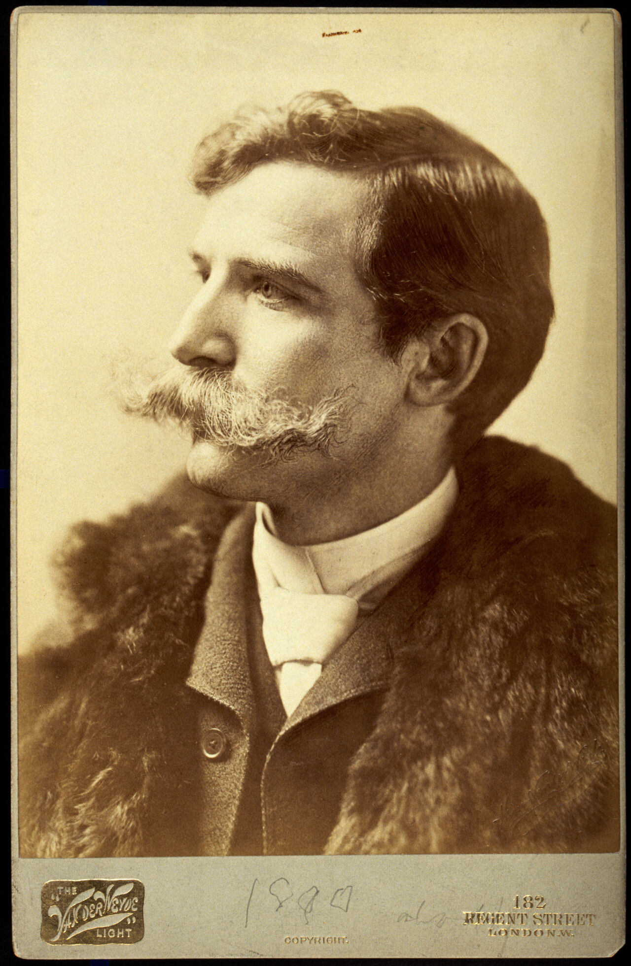 Henry Solomon Wellcome. Photograph by Henry van der Weyde, 1890., 1890, by Henry Van der Weyde