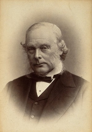 view Joseph Lister, Baron Lister. Photograph by Elliott & Fry.