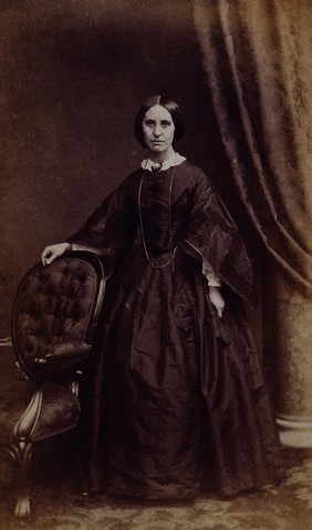 M0006538: Silhouette of Agnes Lister, wife of Joseph Lister (1827-1912)