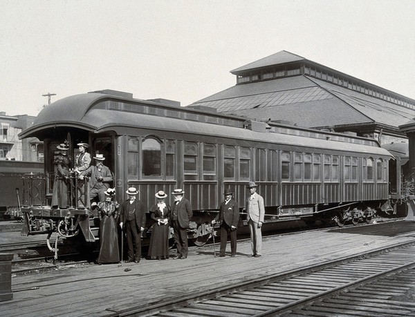 Joseph Lister, Baron Lister and family in Canada. Photograph by Wm. Notman & son, 1897.