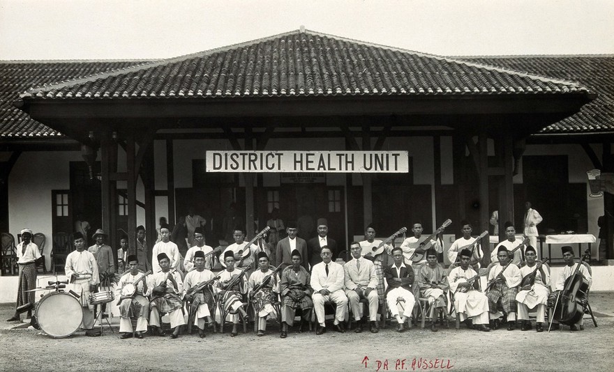 Paul Farr Russell and District Health Unit in Malaya. Photogrph.