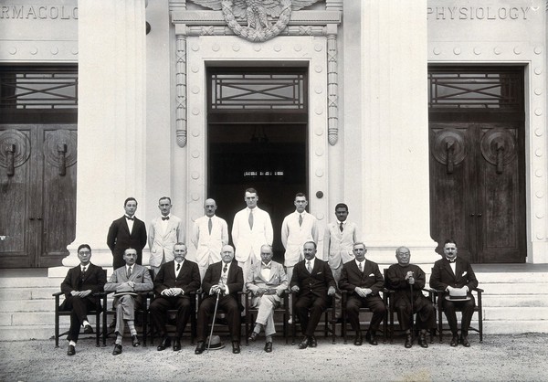 League of Nations malaria course in Singapore. Photograph, 1924.