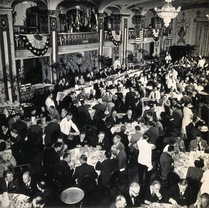 view The IV International Congresses on Tropical Medicine and Malaria: banquet at the Mayflower Hotel, Washington D.C. Photograph, 1948.