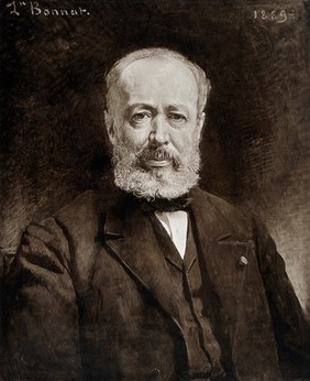 Léon Labbé. Photograph after a painting by L. Bonnat, 1889.
