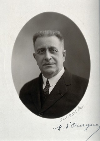 Maurice D'Ocagne. Photograph by Sartony.