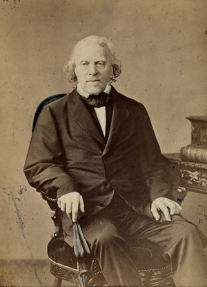 view François-Vincent Raspail. Photograph by Mathieu-Deroche, 1862.