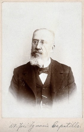 José Ignacio Capetillo y Martinez. Photograph by Schattman y Hermanos.