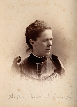 view Gertrude Mary Kinnaird. Photograph by Johnston Hoffmann.