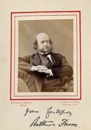 view Arthur Farre. Photograph by Barraud & Jerrard, 1873.