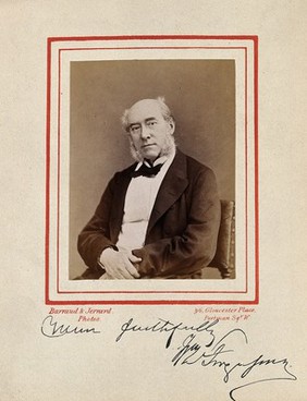 Sir William Fergusson. Photograph by Barraud & Jerrard, 1873.