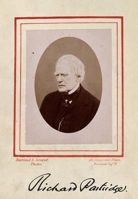 Richard Partridge. Photograph by Barraud & Jerrard, 1873.