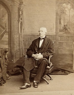 view Sir Charles Hastings. Photograph by Ernest Edwards, 1867.