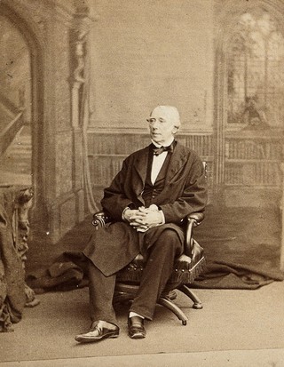 Sir Charles Hastings. Photograph by Ernest Edwards, 1867.
