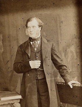 Sir George Burrows. Photograph by Ernest Edwards, 1867.